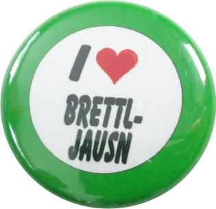 I love Brettljausn Button